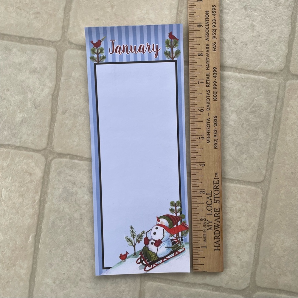 Seasonal Monthly Magnetic Notepad Set - Picture 3 of 8